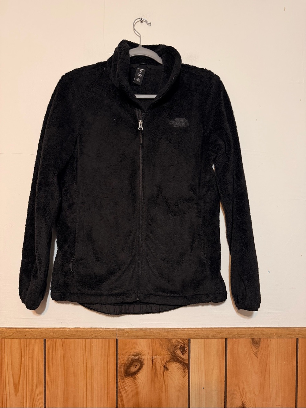 The North Face Black Plush Full-Zip Fleece Jacket